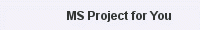 MS Project for You
