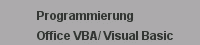 Programmierung |Office VBA/ Visual Basic