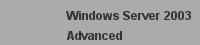 Windows Server 2003|Advanced